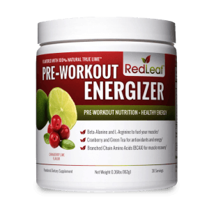 RedLeaf PRE-WORKOUT ENERGIZER (Cranberry Lime Flavor)