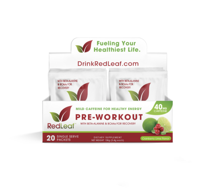 PreWorkout Single Serve Packets Red Leaf Nutrition