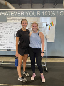 Sydney and Francie after CrossFit