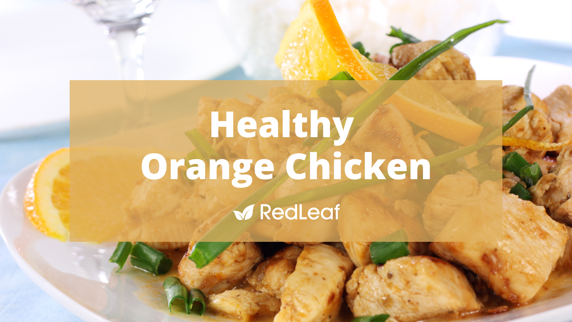 healthy orange chicken recipe